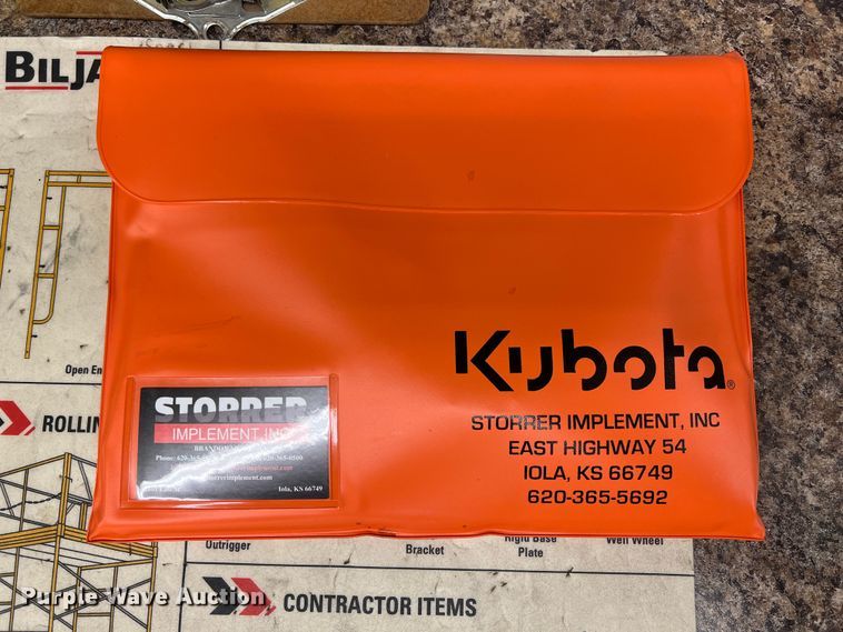 image for item KR9527 Kubota BX2670 tractor with 2017 Kubota trailer