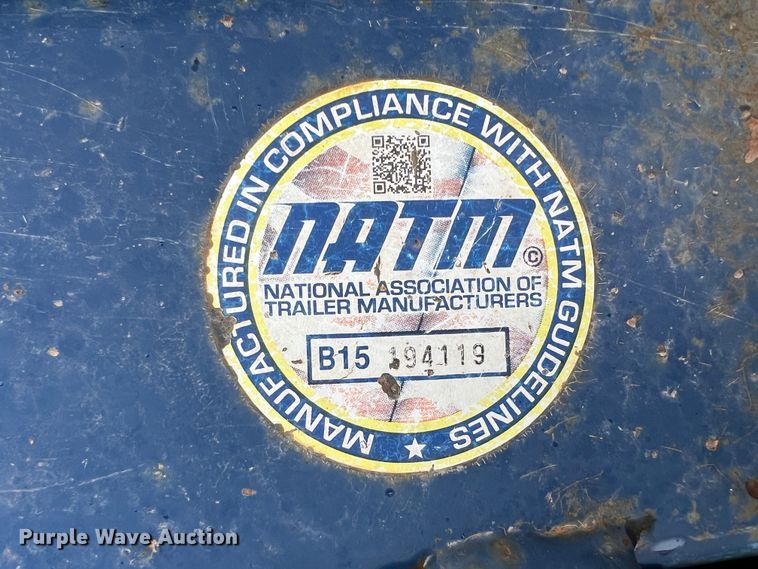 image for item KR9528 2015 Air Tow D12  dump trailer