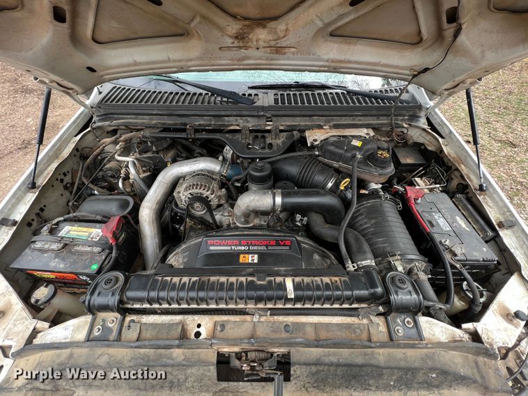 image for item KR9538 2007 Ford F350 Super Duty XL  SuperCab flatbed pickup truck