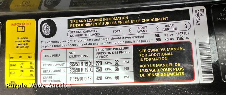 image for item KR9540 2011 BMW X5