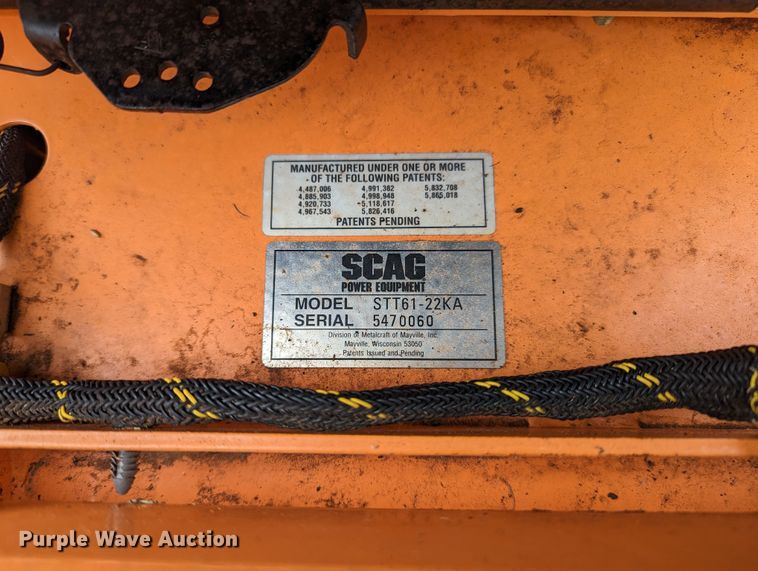 image for item LF9689 Scag Turf Tiger  ZTR lawn mower