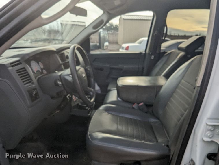 image for item LF9724 2007 Dodge Ram 2500  Quad Cab utility bed pickup truck