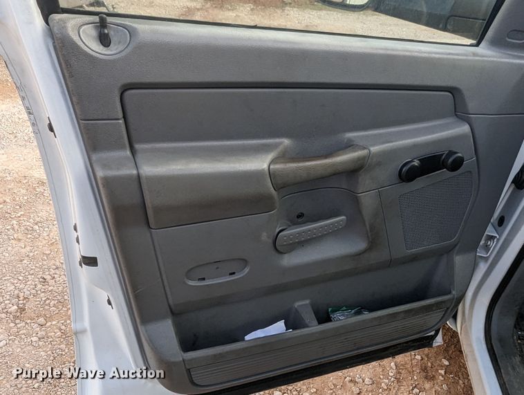 image for item LF9724 2007 Dodge Ram 2500  Quad Cab utility bed pickup truck