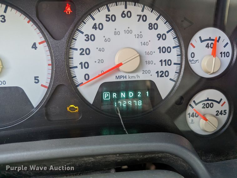 image for item LF9724 2007 Dodge Ram 2500  Quad Cab utility bed pickup truck