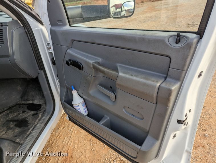 image for item LF9724 2007 Dodge Ram 2500  Quad Cab utility bed pickup truck