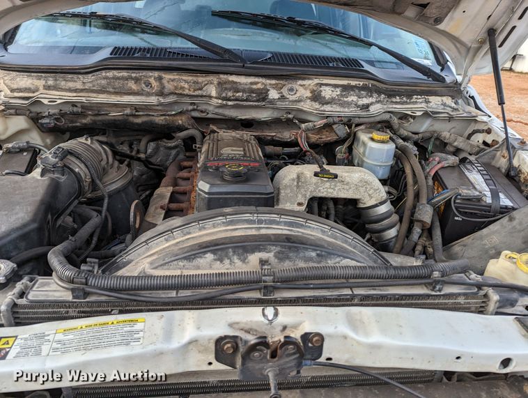 image for item LF9724 2007 Dodge Ram 2500  Quad Cab utility bed pickup truck