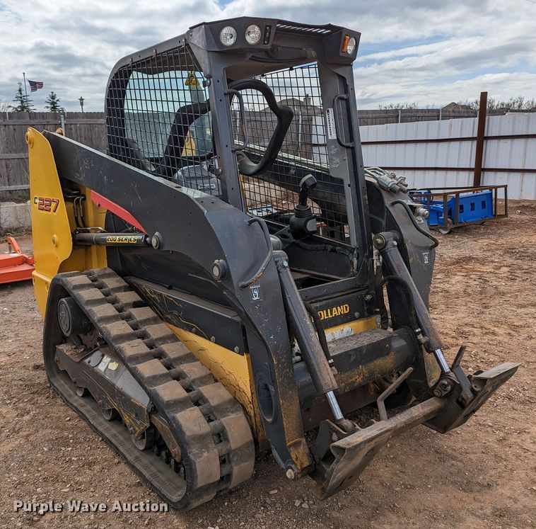 image for item LF9738 2018 New Holland C227 tracked skid steer loader