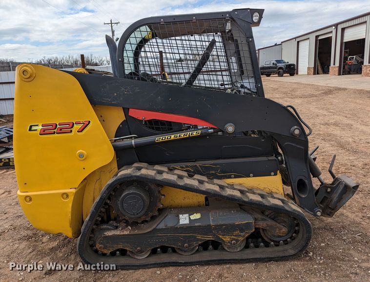 image for item LF9738 2018 New Holland C227 tracked skid steer loader