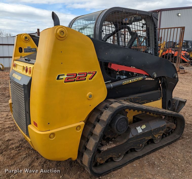 image for item LF9738 2018 New Holland C227 tracked skid steer loader