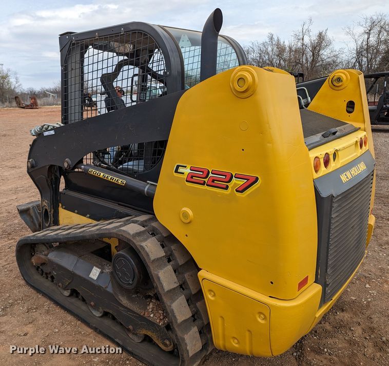 image for item LF9738 2018 New Holland C227 tracked skid steer loader