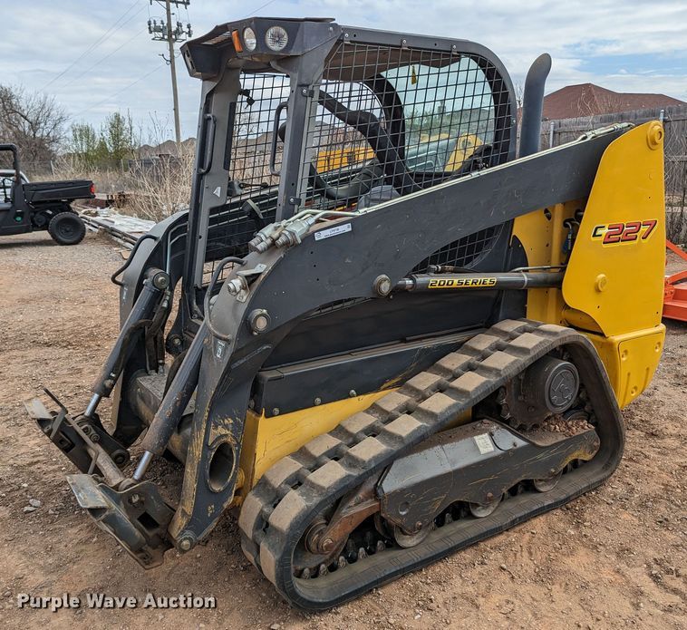 image for item LF9738 2018 New Holland C227 tracked skid steer loader