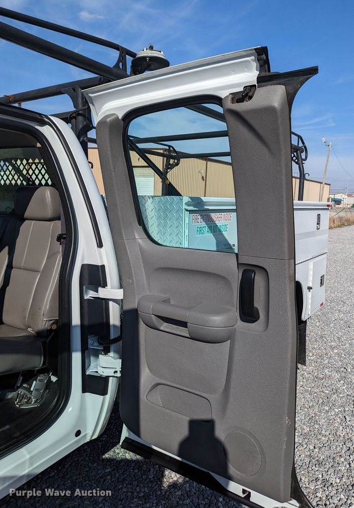 image for item LF9740 2011 Chevrolet Silverado 3500HD  Ext. Cab utility bed pickup truck