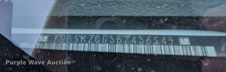 image for item LF9740 2011 Chevrolet Silverado 3500HD  Ext. Cab utility bed pickup truck