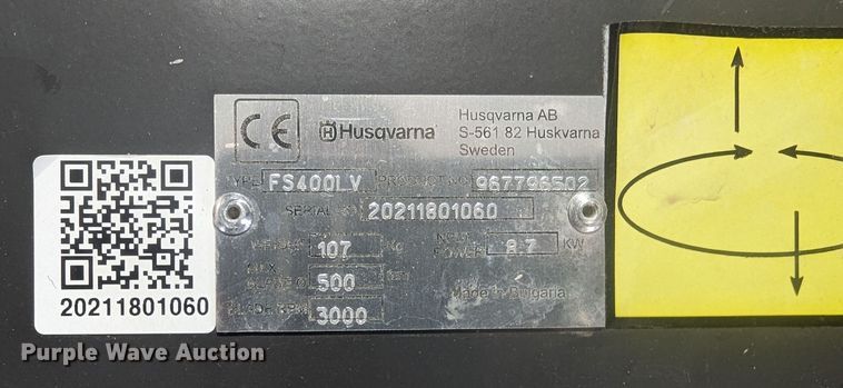 image for item LF9748 Husqvarna FS400  concrete saw