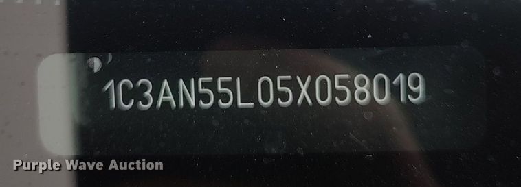 image for item LG9604 2005 Chrysler Crossfire  convertible