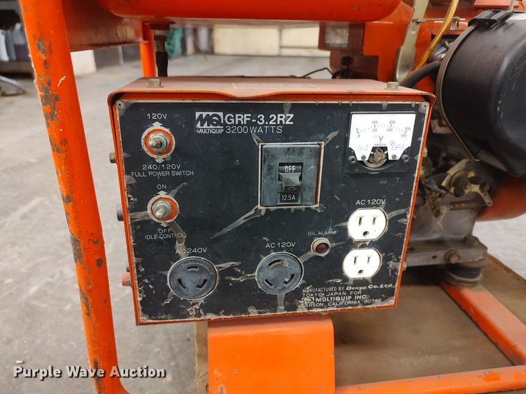 image for item LG9642 Multiquip GRF-3.2RZ  generator