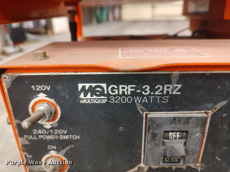 image for item LG9642 Multiquip GRF-3.2RZ  generator