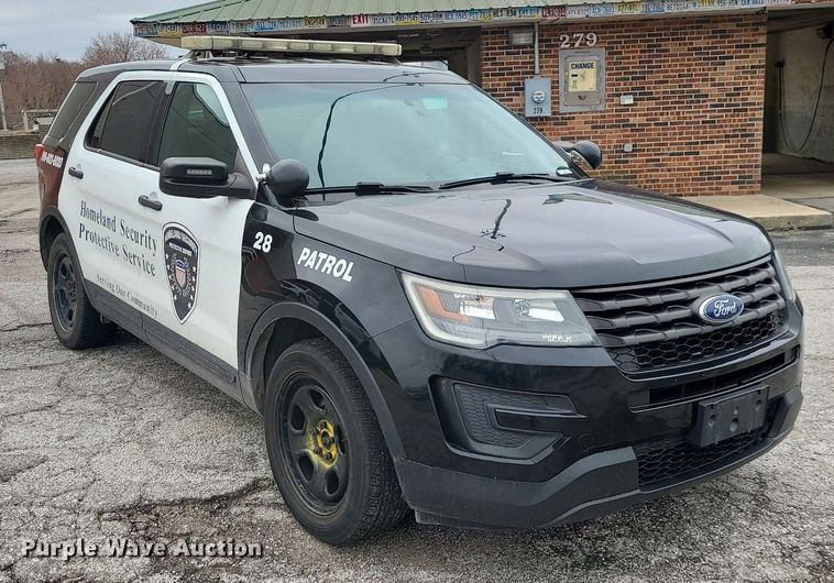 image for item LH9881 2016 Ford Explorer Police Interceptor  SUV