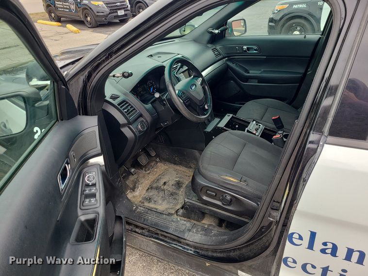image for item LH9881 2016 Ford Explorer Police Interceptor  SUV