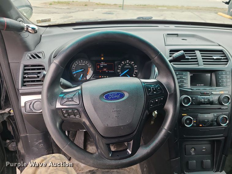 image for item LH9881 2016 Ford Explorer Police Interceptor  SUV