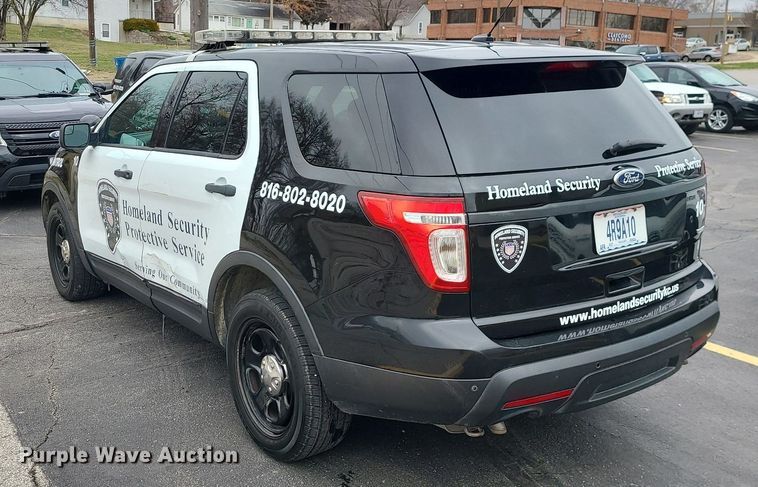 image for item LH9882 2013 Ford Explorer Police Interceptor  SUV