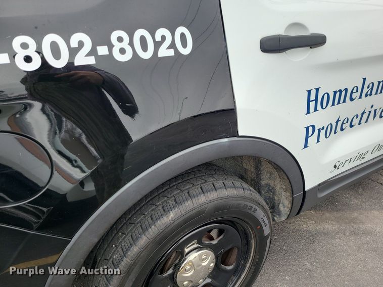 image for item LH9882 2013 Ford Explorer Police Interceptor  SUV