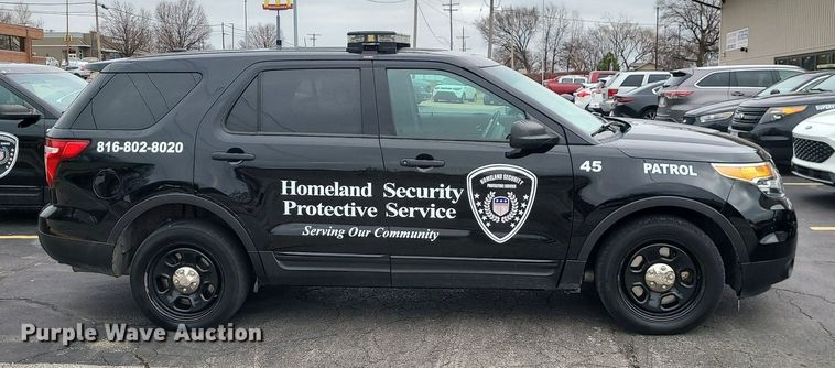 image for item LH9883 2013 Ford Explorer Police Interceptor  SUV