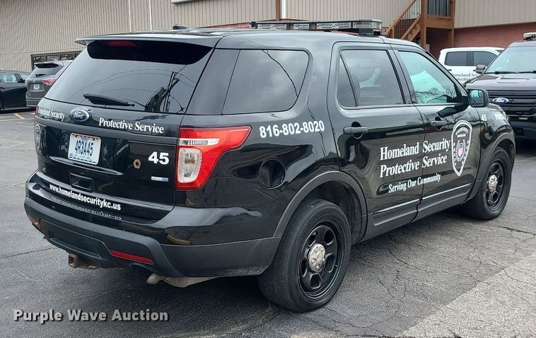 image for item LH9883 2013 Ford Explorer Police Interceptor  SUV