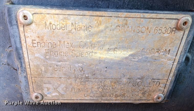 image for item LK9103 2006 Branson 6530R  MFWD tractor