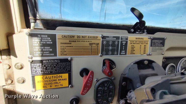 image for item LK9515 1971 Am General M35A2  flatbed truck