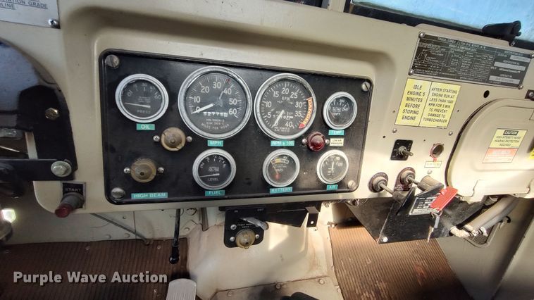 image for item LK9515 1971 Am General M35A2  flatbed truck