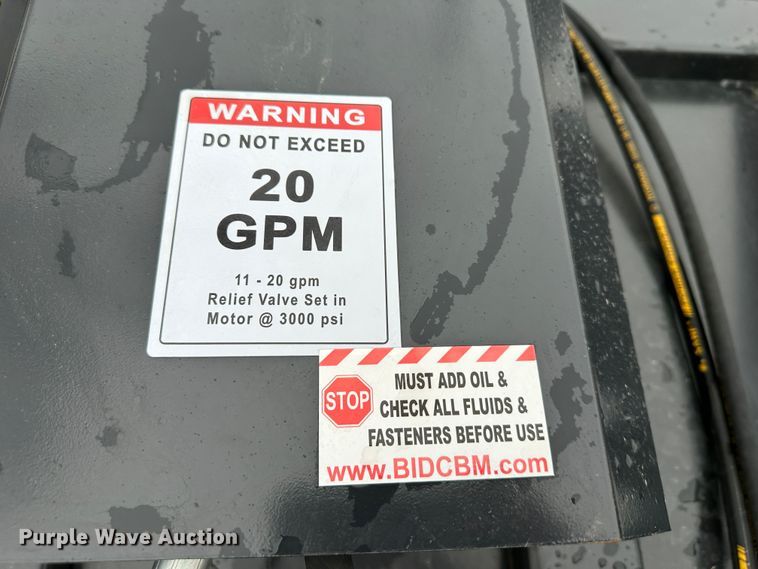 image for item LN9134 JCT Attachments  skid steer brush mower