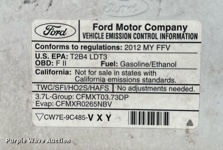 image for item LN9308 2011 Ford F150  Ext. Cab pickup truck