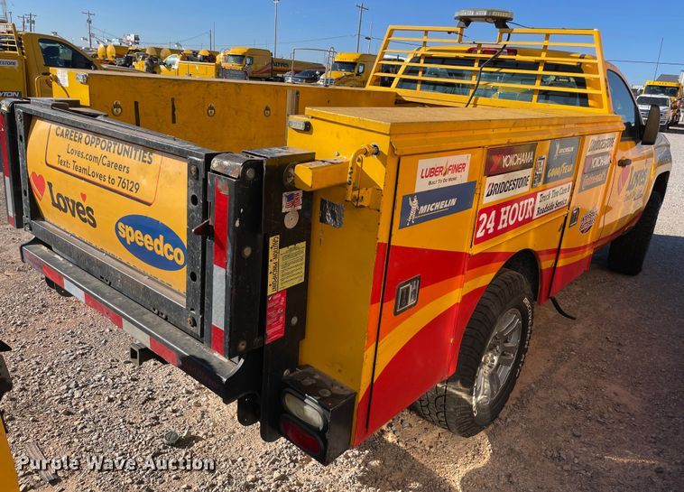 image for item LP9193 2015 Chevrolet Silverado 3500HD  utility bed pickup truck