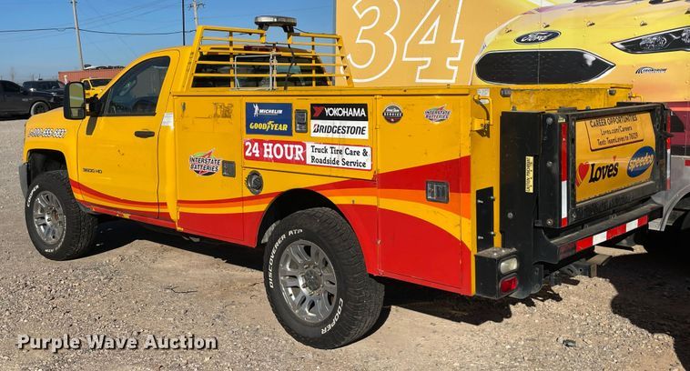 image for item LP9193 2015 Chevrolet Silverado 3500HD  utility bed pickup truck