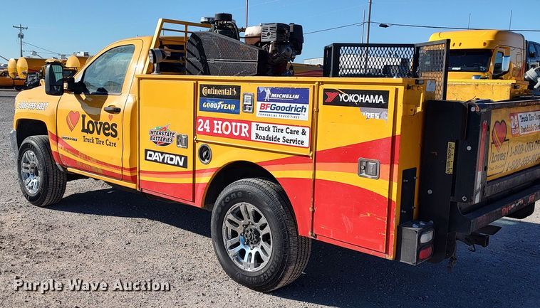 image for item LP9196 2015 Chevrolet Silverado 3500HD  utility bed pickup truck