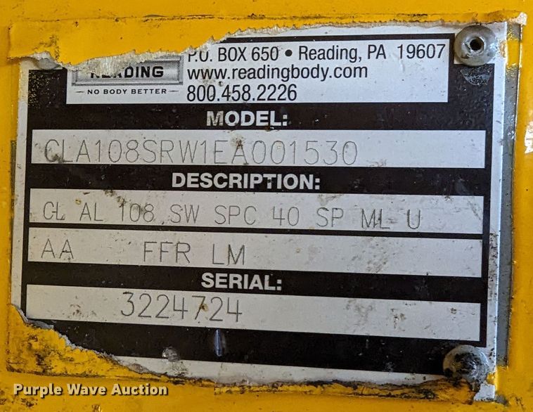 image for item LP9256 2019 Ford F350 Super Duty XL  utility bed pickup truck