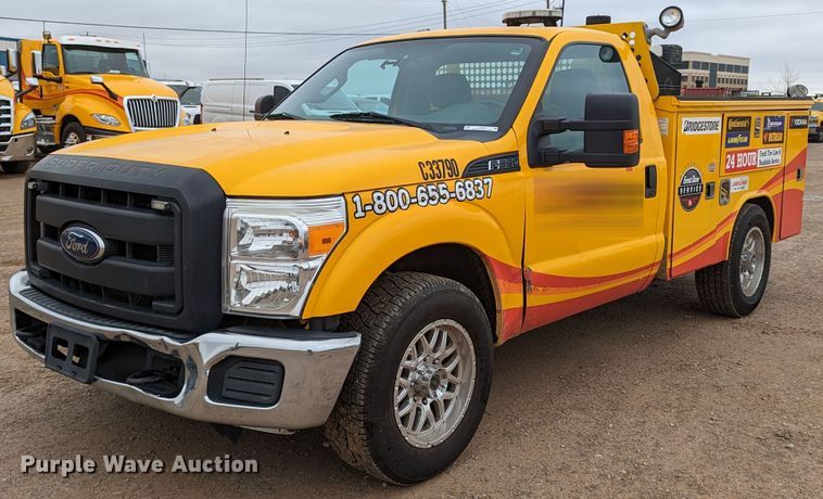 image for item LP9260 2016 Ford F350 Super Duty XL  utility bed pickup truck