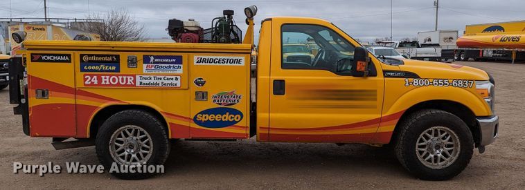 image for item LP9262 2016 Ford F350 Super Duty XL  utility bed pickup truck