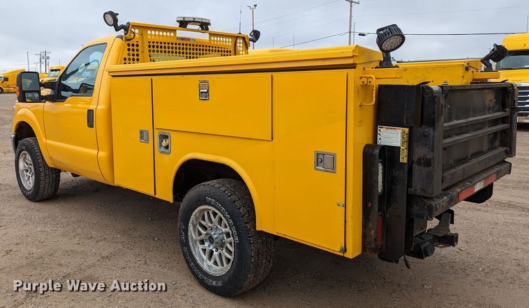 image for item LP9263 2016 Ford F350 Super Duty XL  utility bed pickup truck