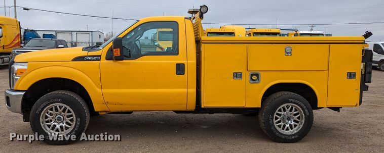 image for item LP9263 2016 Ford F350 Super Duty XL  utility bed pickup truck