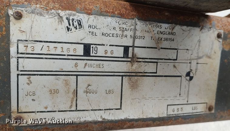 image for item LT9553 1996 JCB 930  forklift