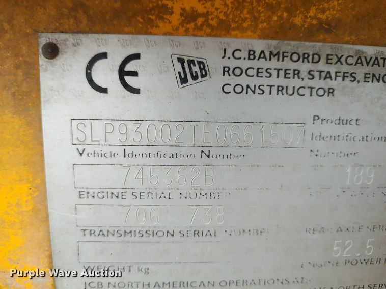 image for item LT9553 1996 JCB 930  forklift