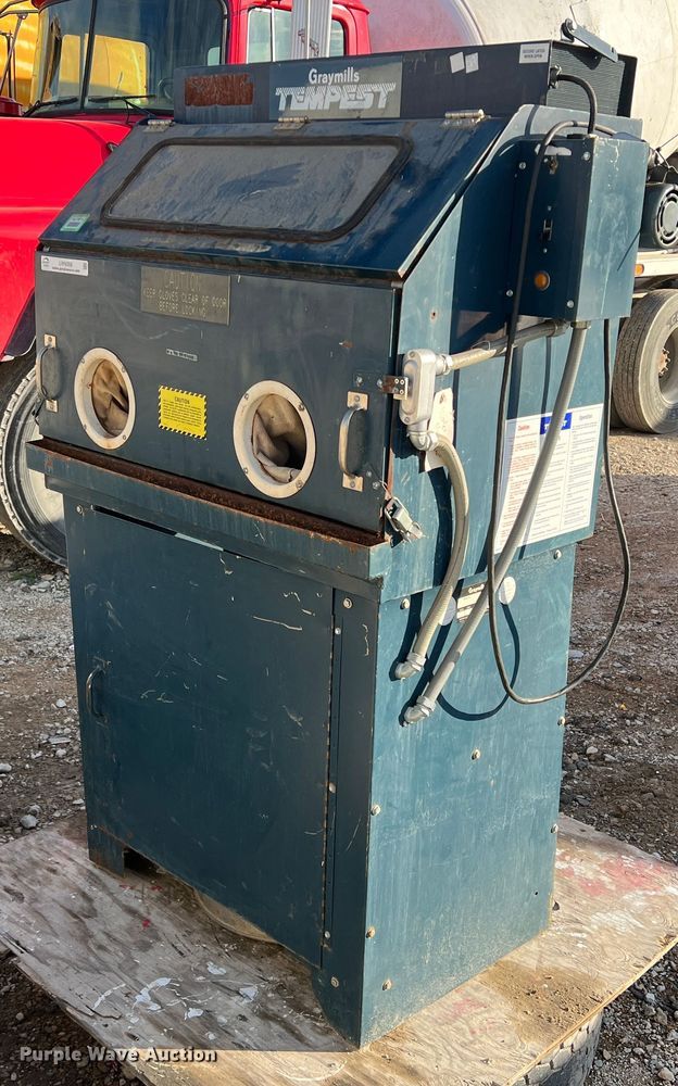 image for item LW9268 Graymills Tempest  sand blasting cabinet