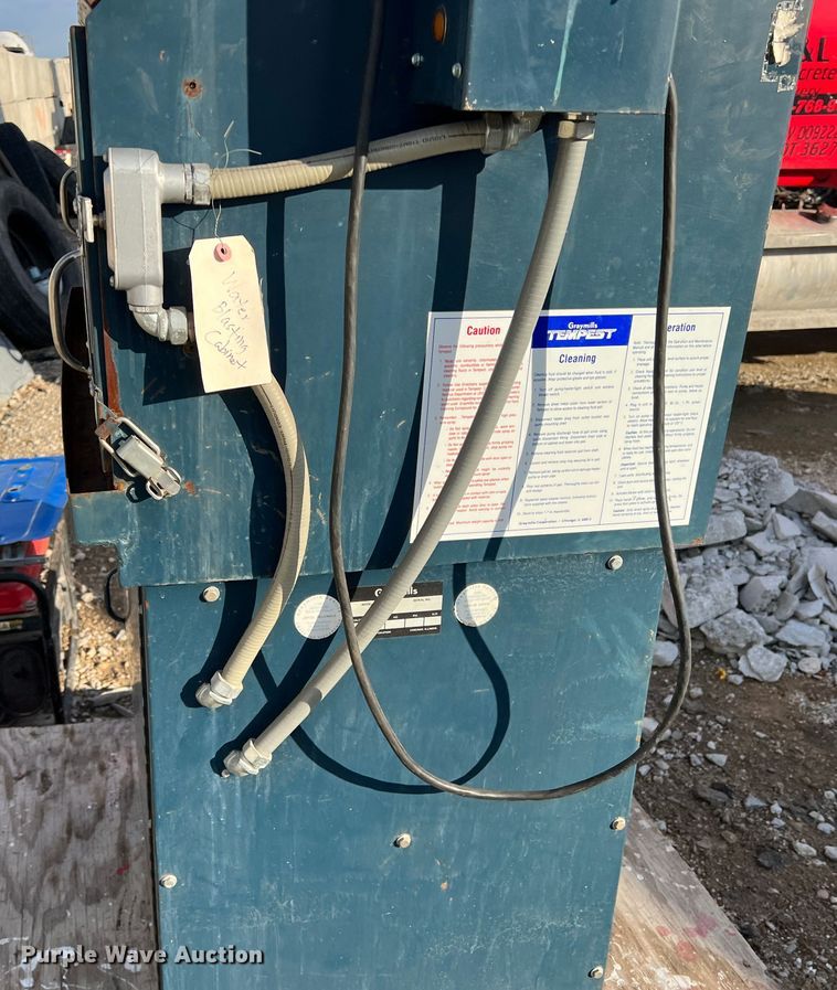 image for item LW9268 Graymills Tempest  sand blasting cabinet