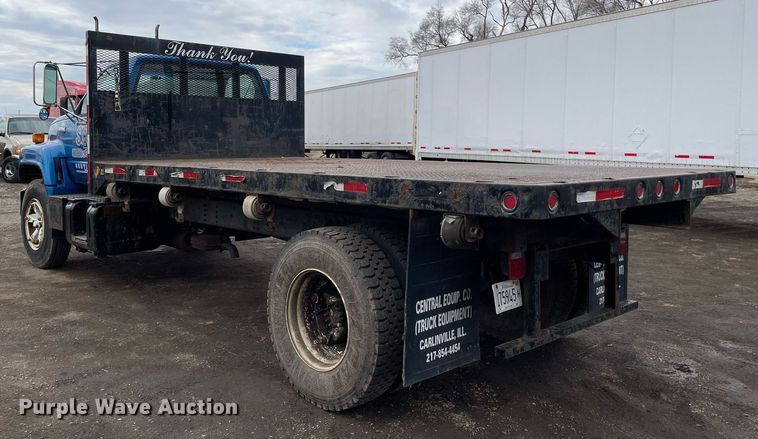 image for item MB9017 1996 Chevrolet Kodiak 5500  dump flatbed truck