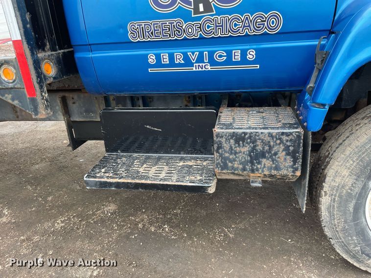 image for item MB9017 1996 Chevrolet Kodiak 5500  dump flatbed truck