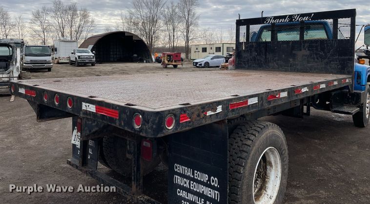 image for item MB9017 1996 Chevrolet Kodiak 5500  dump flatbed truck