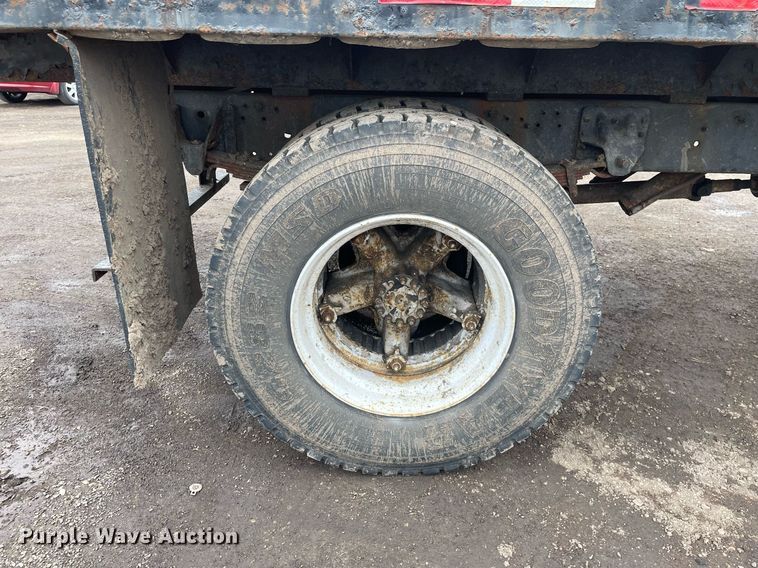 image for item MB9017 1996 Chevrolet Kodiak 5500  dump flatbed truck