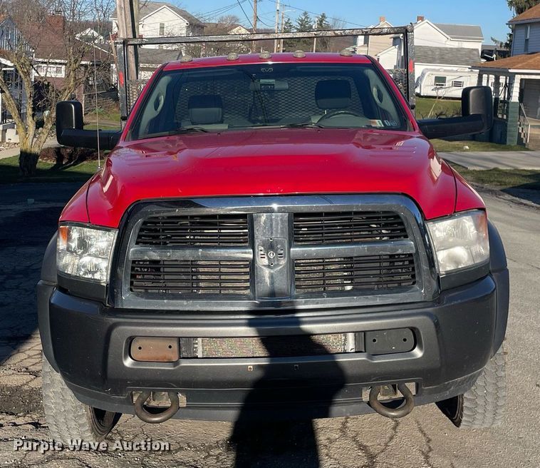 image for item MB9028 2011 Dodge Ram 4500HD  flatbed truck
